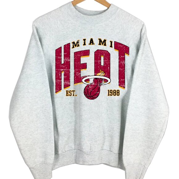 Est.1988 Miami Heat Sweatshirt, Miami Basketball Shirt Retro - Picture 1 of 2